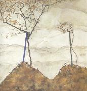 Egon Schiele Autumn Sun I (MK12) china oil painting artist